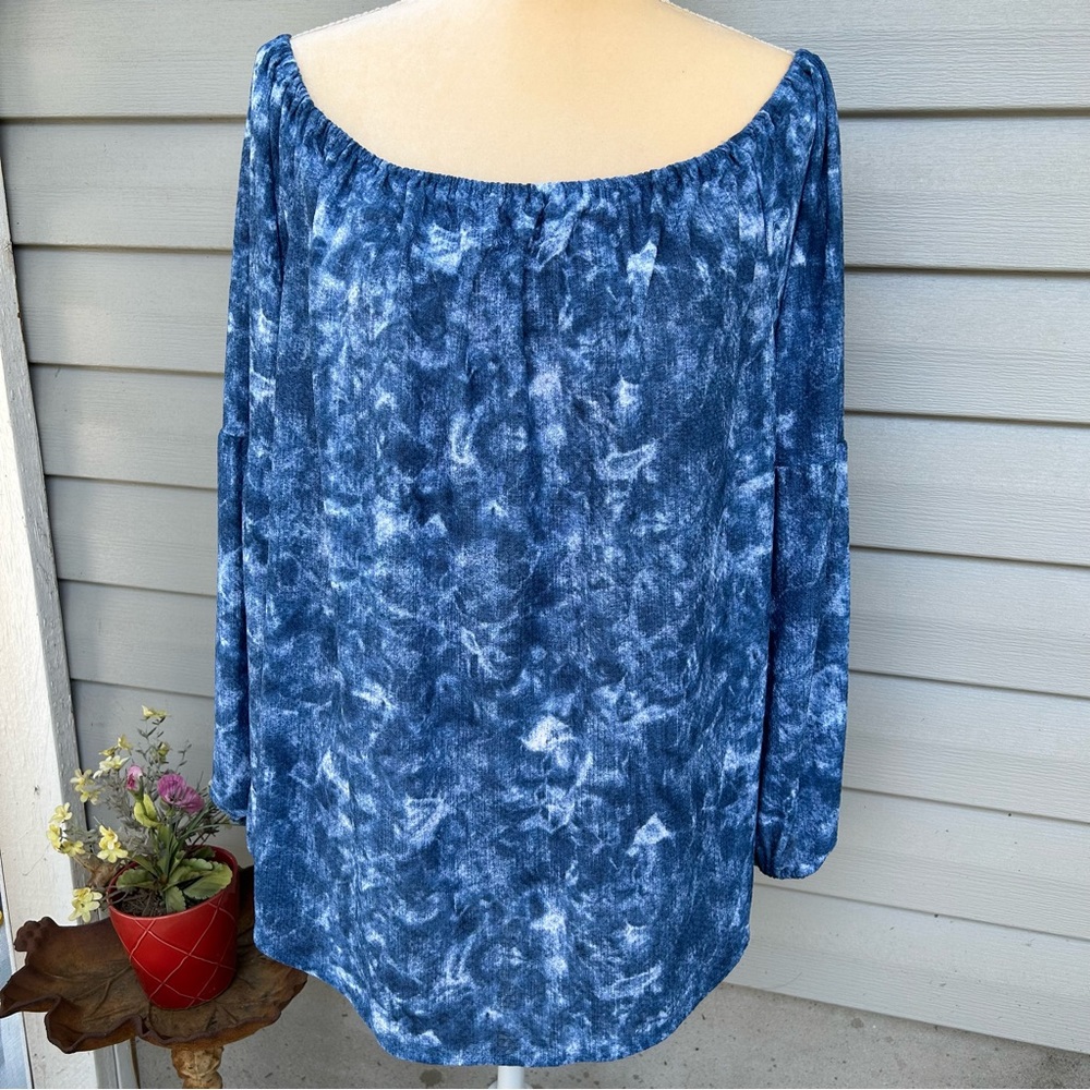 Michael Kors Elastic Neck Line Top